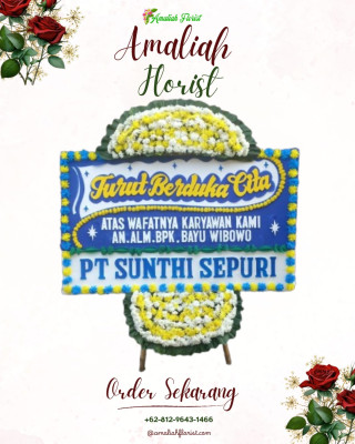 Papan Bunga Duka di Tidore Timur